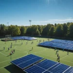 Korzystanie z paneli w obiektach sportowych i placach zabaw